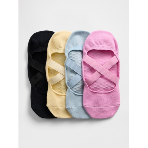 Gap No Show Grip Socks (4-Pack)