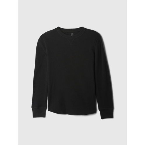 Gap Kids Waffle-Knit Crewneck T-Shirt