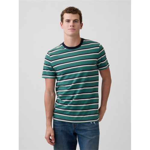Gap Everyday Soft Stripe Crewneck T-Shirt