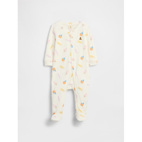 Gap Baby Print Two-Way Zip One-Piece