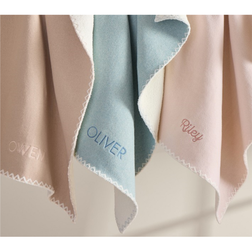 Potterybarn Cozy Jacquard Baby Blanket