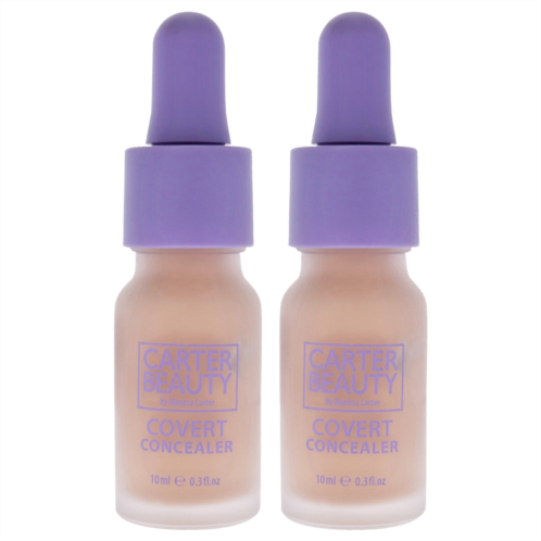 Carter Beauty covert brightening concealer - shortbread by for women - 0.3 oz concealer - pack of 2