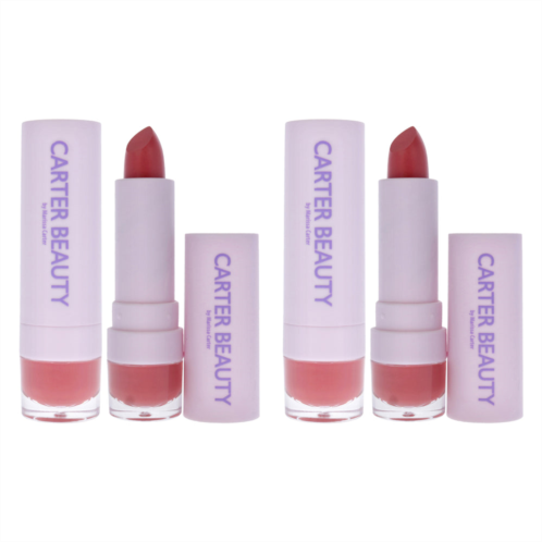 Carter Beauty word of mouth velvet matte lipstick - diana by for women - 0.16 oz lipstick - pack of 2