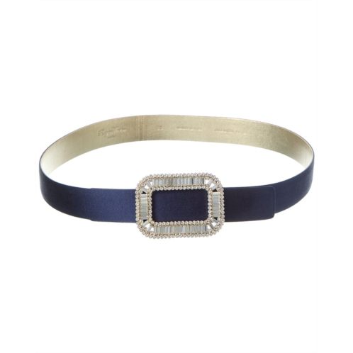Roger Vivier pilgrim satin belt