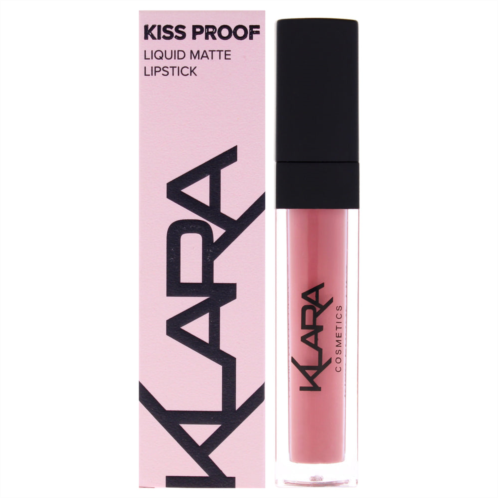Klara kiss proof liquid matte lipstick - 3 passion pink by for women - 0.27 oz lipstick