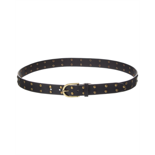 Isabella Rossetti ambre leather belt