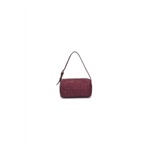 Urban Expressions womens rose shoulder bag in wine