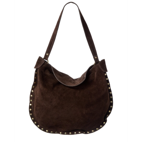Isabella Rossetti adele suede tote