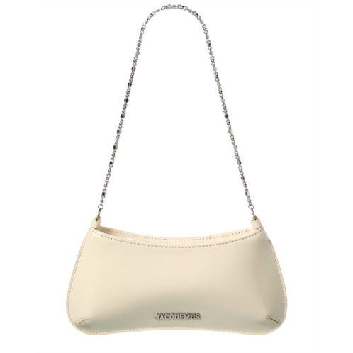 Jacquemus the small bisou chain leather shoulder bag
