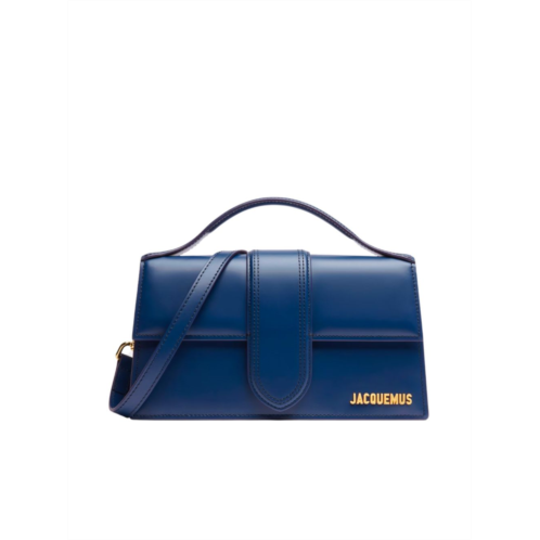 Jacquemus navyleather le grand bambino womens handbag