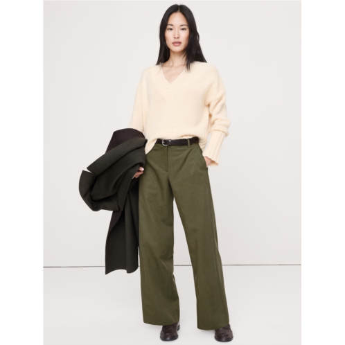Bananarepublic The Everyday Wide-Leg Pant in Tencel-Cotton
