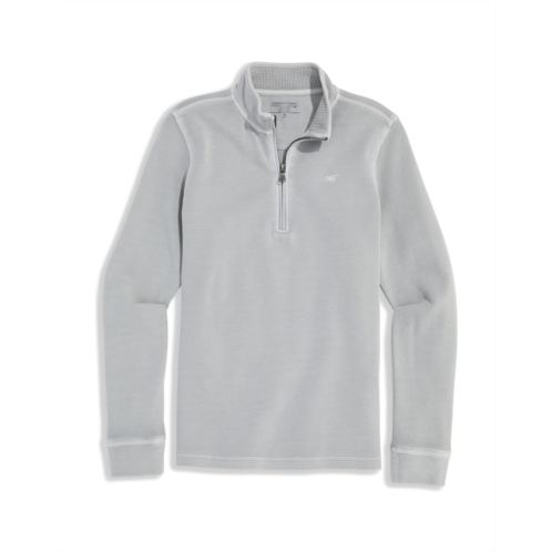 Boys Vineyard Vines Kids Coastline Garment Dye Q-Zip (Toddler/Little Kids/Big Kids)