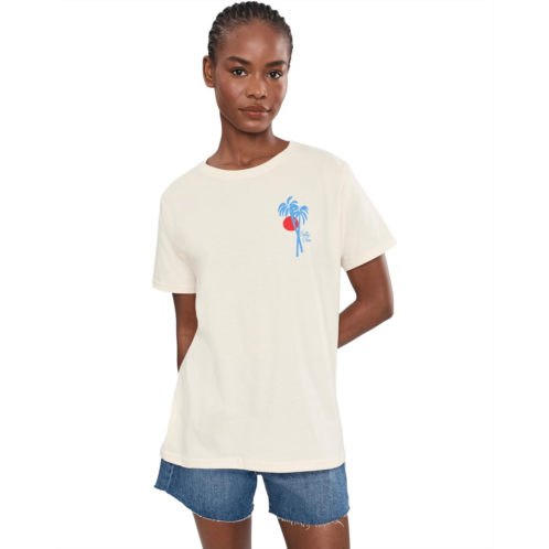 Womens Salty Crew Geo Palm BF Tee