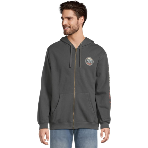 Mens Salty Crew Simple Fade Zip Fleece