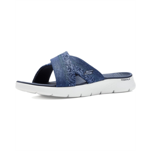 Womens SKECHERS On-The-Go GO Walk Flex Sandals w/ Floral Print