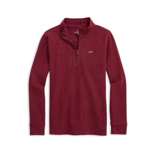 Boys Vineyard Vines Kids Saltwater Quarter Zip (Toddler/Little Kid/Big Kid)