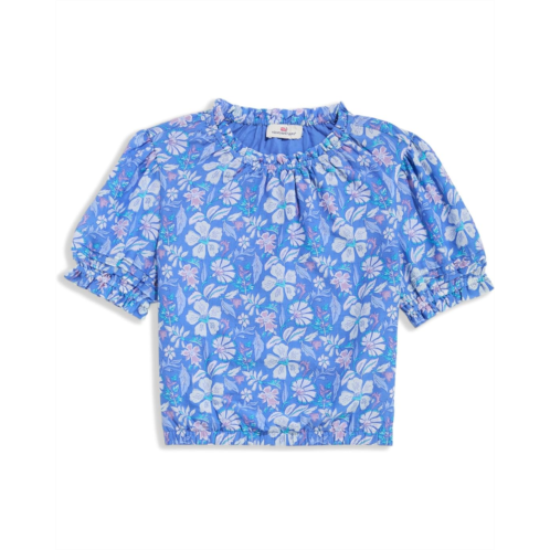 Girls Vineyard Vines Kids Emmy Pintuck Top (Little Kids/Big Kids)