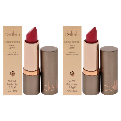 Delilah colour intense cream lipstick - stiletto by for women - 0.13 oz lipstick - pack of 2
