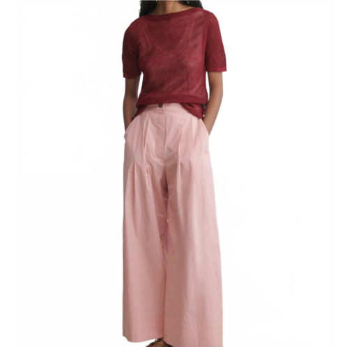 RACHEL COMEY dahlia top in deep red