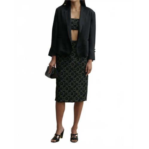 RACHEL COMEY carlaw midi skirt in forest