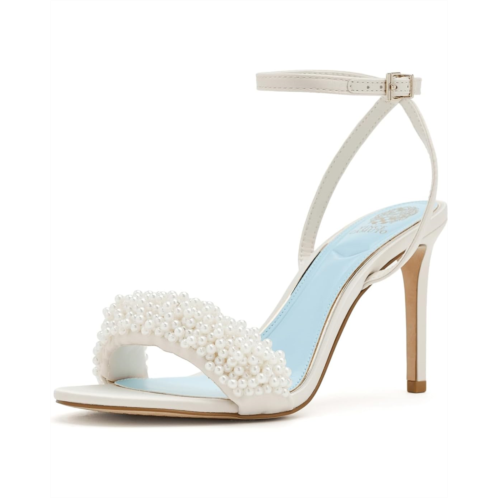 Womens Vince Camuto Arleem Beaded Band Ankle Strap High Heel Sandals