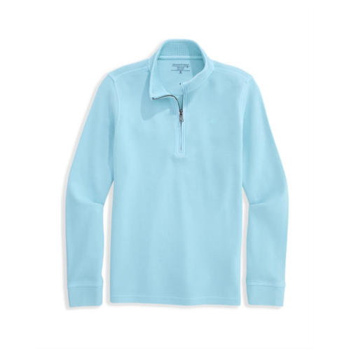 Boys Vineyard Vines Kids Coastline Garment Dye Q-Zip (Toddler/Little Kids/Big Kids)