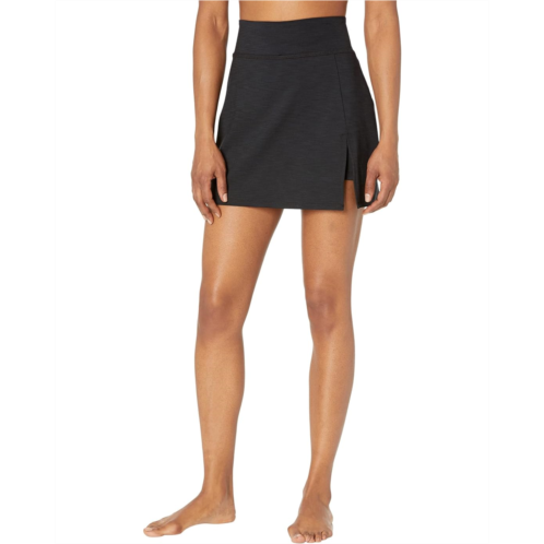 Womens Beyond Yoga Heather Rib Hold Court Skirt