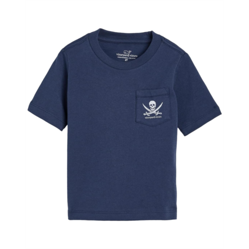 Boys Vineyard Vines Kids Pirate Flag Short Sleeve Tee (Toddler/Little Kids/Big Kids)