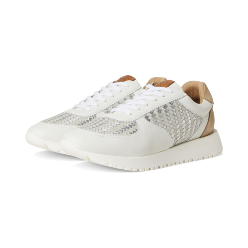 Womens Lucky Brand Deva Woven Leather Sneaker