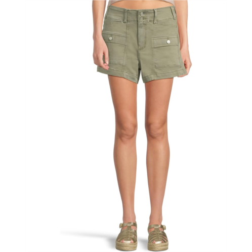Womens Paige Olivia Cargo Shorts in Vintage Sweet Succulent