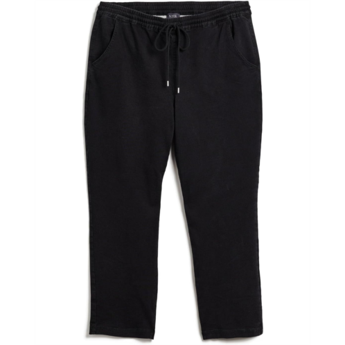 Womens NYDJ Plus Relaxed Drawstring Pull-On Denim Pants