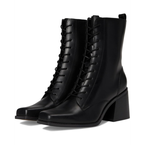 Womens Vince Camuto Safina Lace Up Block Heel Combat Bootie