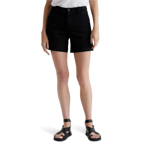 Womens AG Jeans Jude Mid Rise Chino Shorts