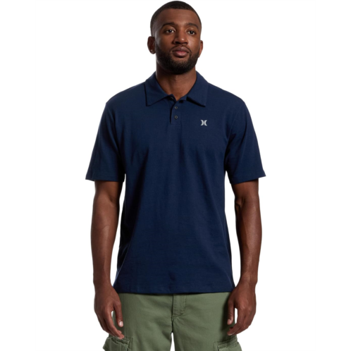 Mens Hurley Icon Slub Polo Short Sleeve