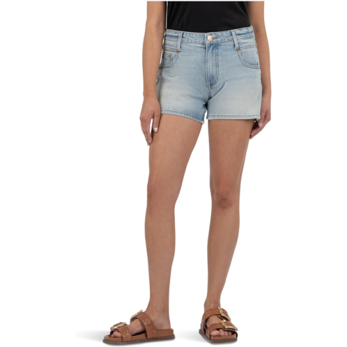 Womens KUT from the Kloth Jane High-rise Shorts With Inset Front Pockets