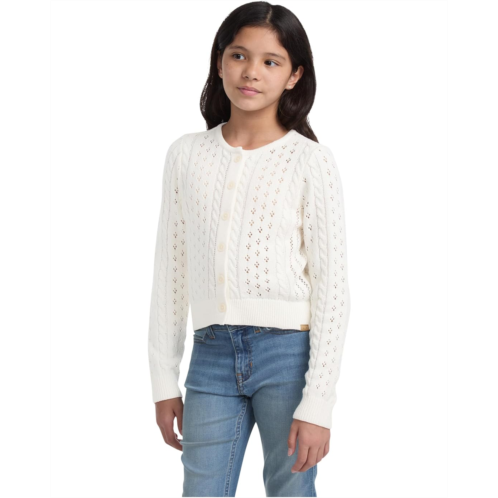 Girls abercrombie kids Cropped Cable Cardigan (Big Kid)