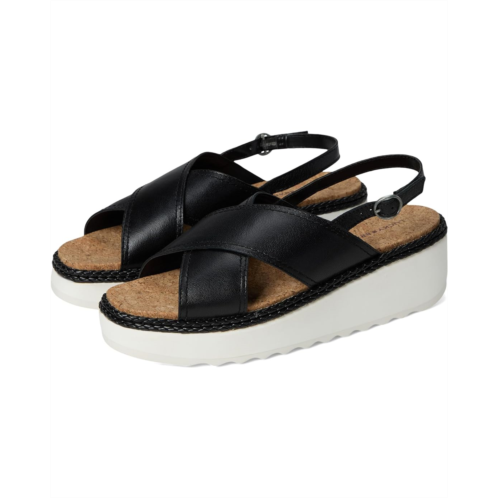 Lucky Brand Pebina Cross Band Wedge Sandals