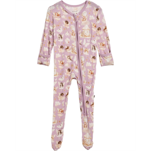 Kickee Pants Kids Print Footie with 2 Way Zipper (Infant)