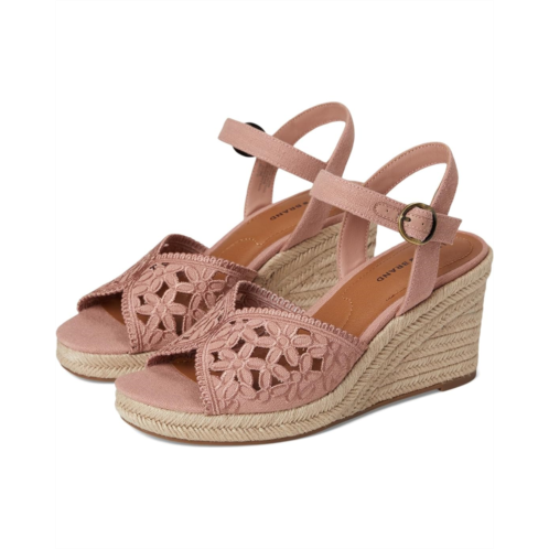 Womens Lucky Brand Coyna Floral Espadrille Wedge Sandals