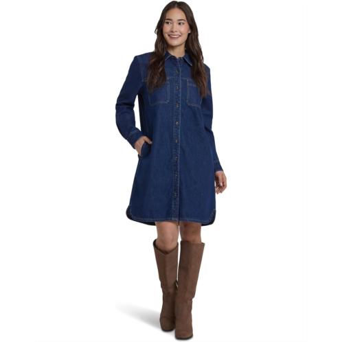 Womens NYDJ Reese Denim Shirtdress