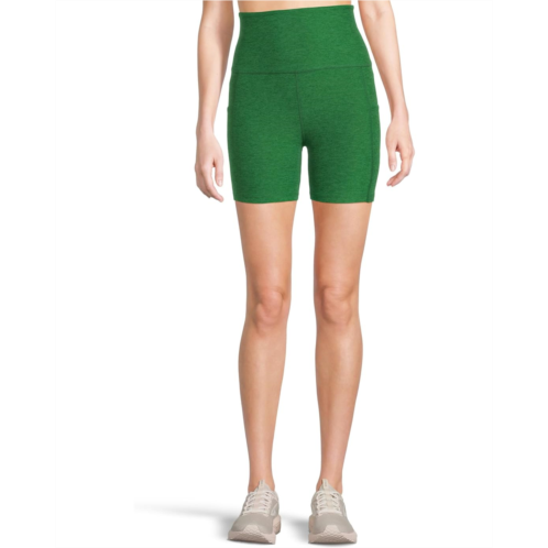 Womens Beyond Yoga Spacedye Keep Pace 5 Pocket Shorts