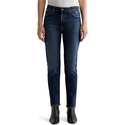 AG Jeans Mari Mid Rise Slim Straight Jeans in 9 Years Helsinki