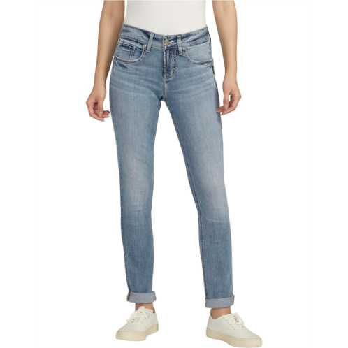 Silver Jeans Co. Girlfriend Mid Rise Slim Leg Jeans L27137ECF241