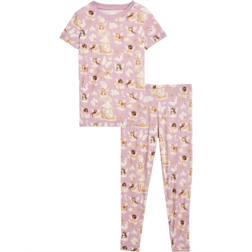 Kickee Pants Kids Print Short Sleeve Pajama Set (Big Kid)
