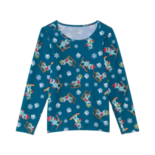 Kids Hot Chillys Kids Originals Print Crew Neck (Toddler/Little Kids/Big Kids)