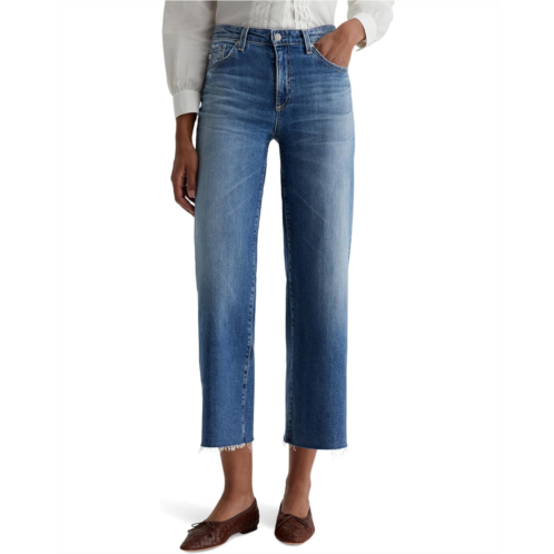 Womens AG Jeans Saige Mid Rise Wide Leg in 16 Years Postcard