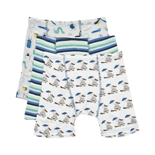 Boys Kickee Pants Kids Print Boxer Brief Set of 3 (Toddler/Little Kid)