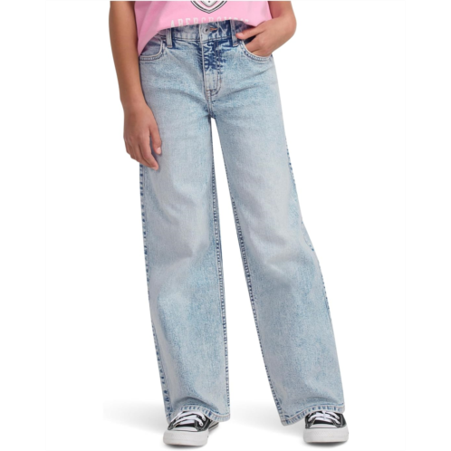 Girls abercrombie kids High-Rise Wide Leg Jeans (Big Kid)