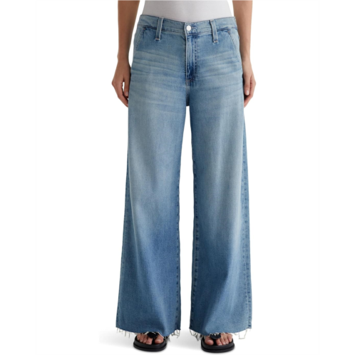 Womens AG Jeans Stella Mid Rise Ankle Palazzo Jeans in Aries