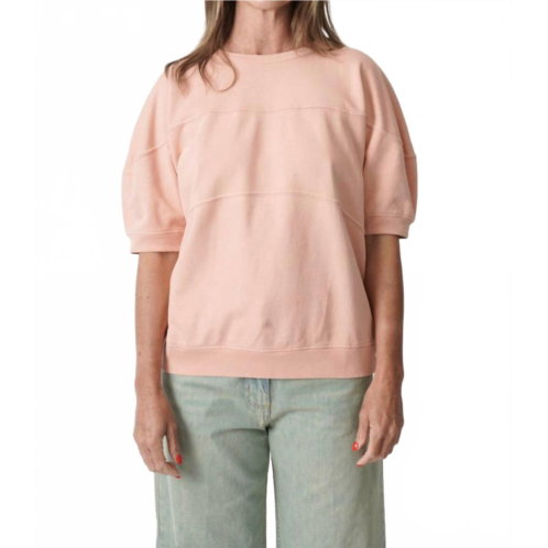 RACHEL COMEY football sweatshirt in melon